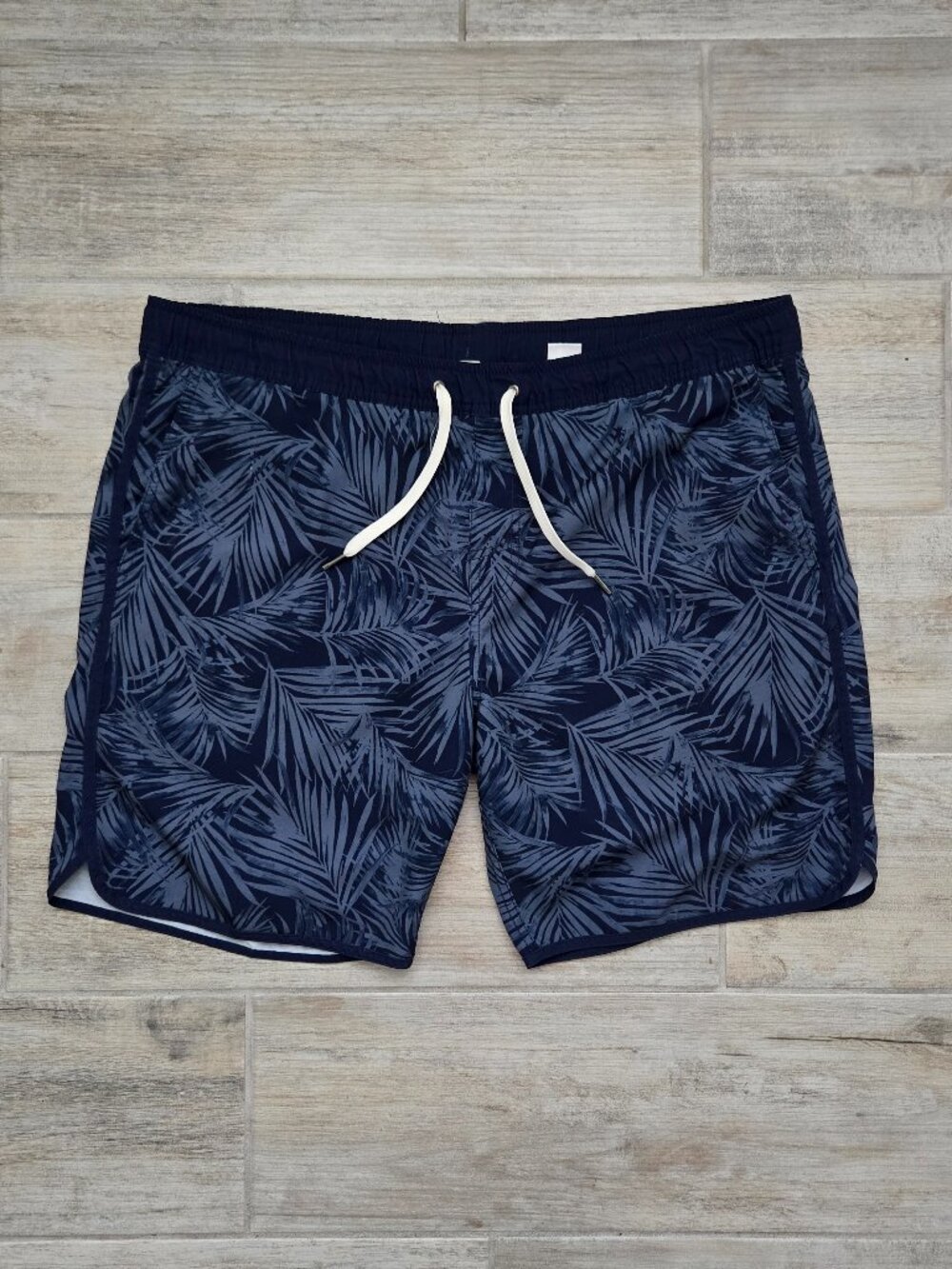Fair Harbor The Anchor Palm Swim Trunks Men's Boxer Brief Lined Drawstring XL